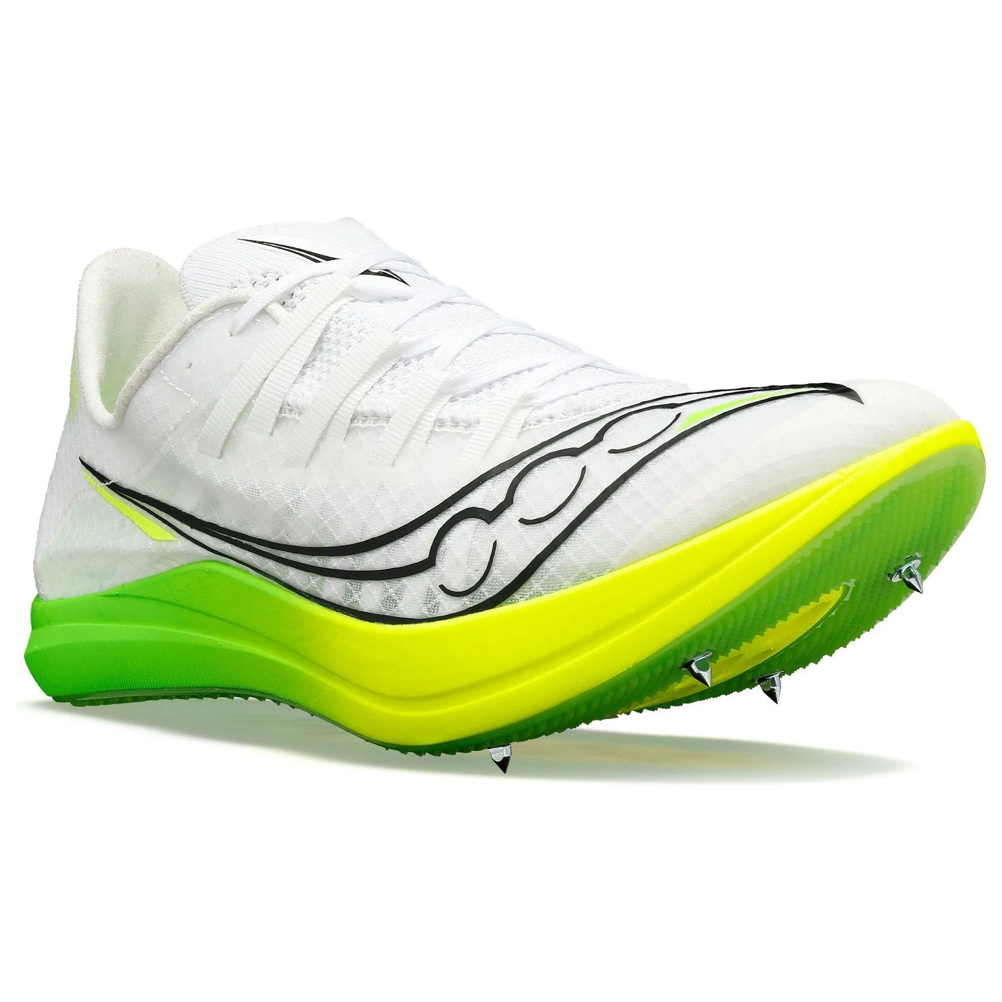 Chaussures de course Saucony Terminal VT pour femme - Blanc