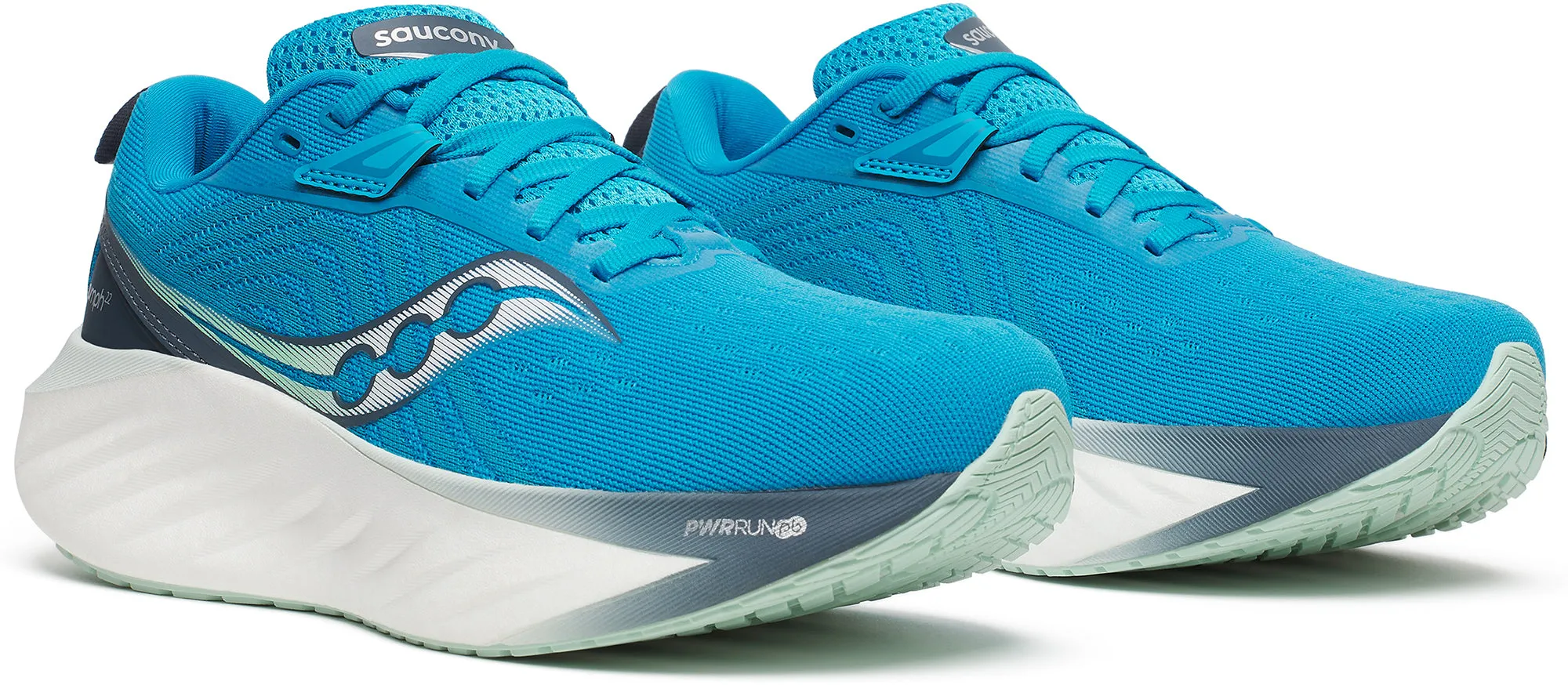 Chaussures de course Saucony Triumph 22 pour femmes - Bleu