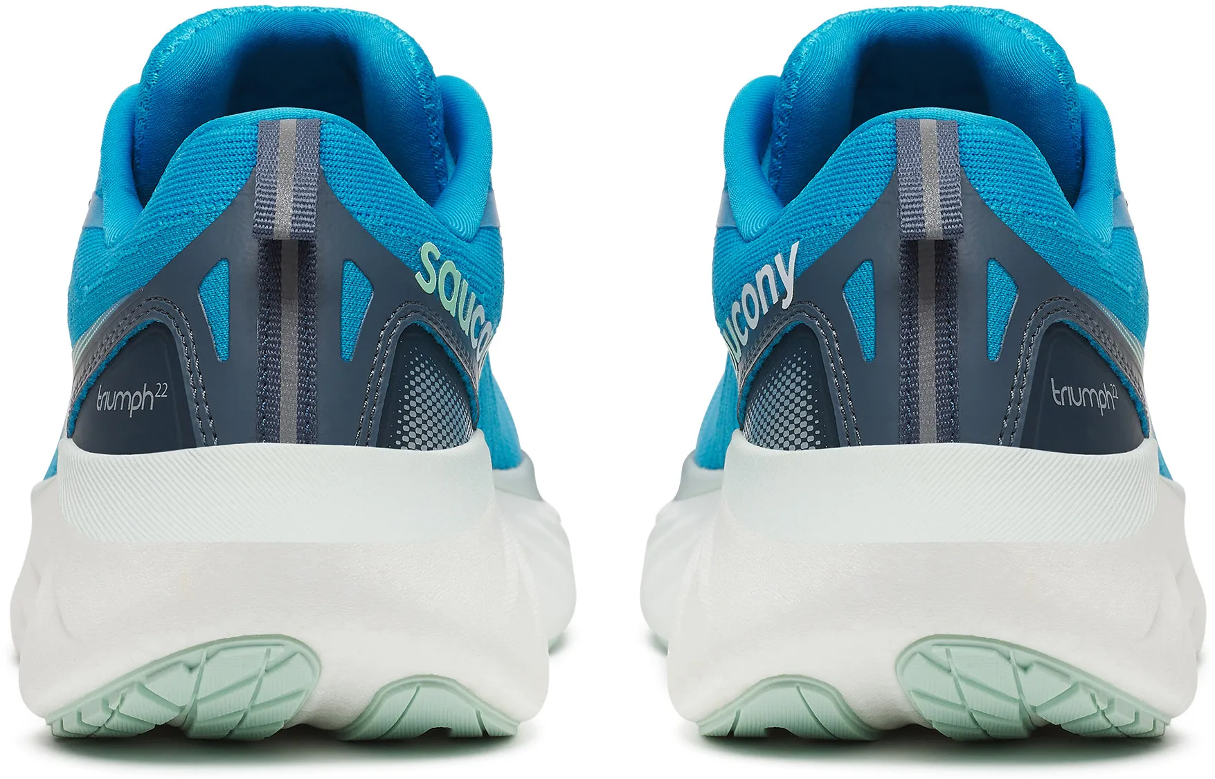 Chaussures de course Saucony Triumph 22 pour femmes - Bleu