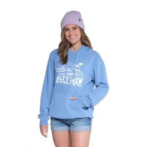 Pull à capuche Shore Break Boyfriend - Bleu Marina