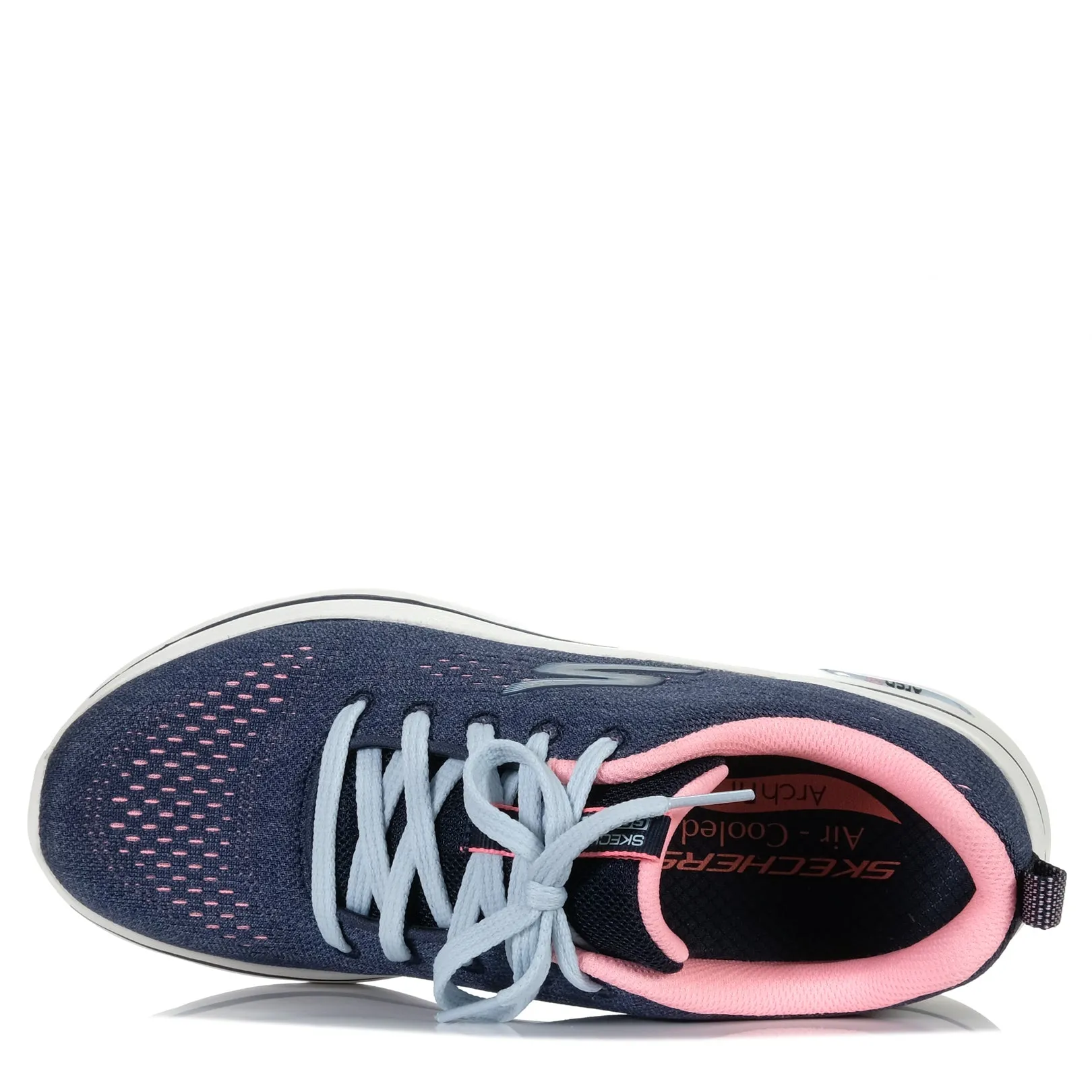 Skechers GOwalk Arch Fit 2.0 - Coucher de soleil éclatant 125311 Marine/Rose vif