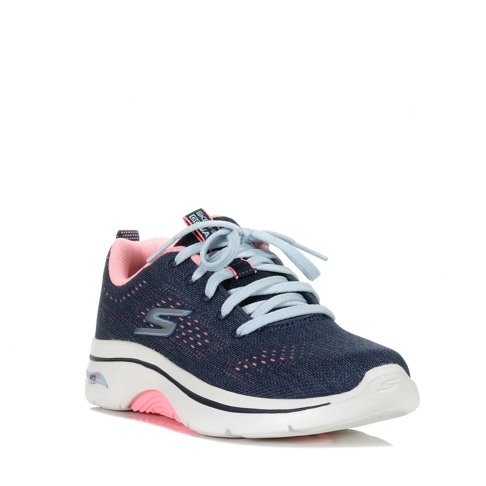 Skechers GOwalk Arch Fit 2.0 - Coucher de soleil éclatant 125311 Marine/Rose vif