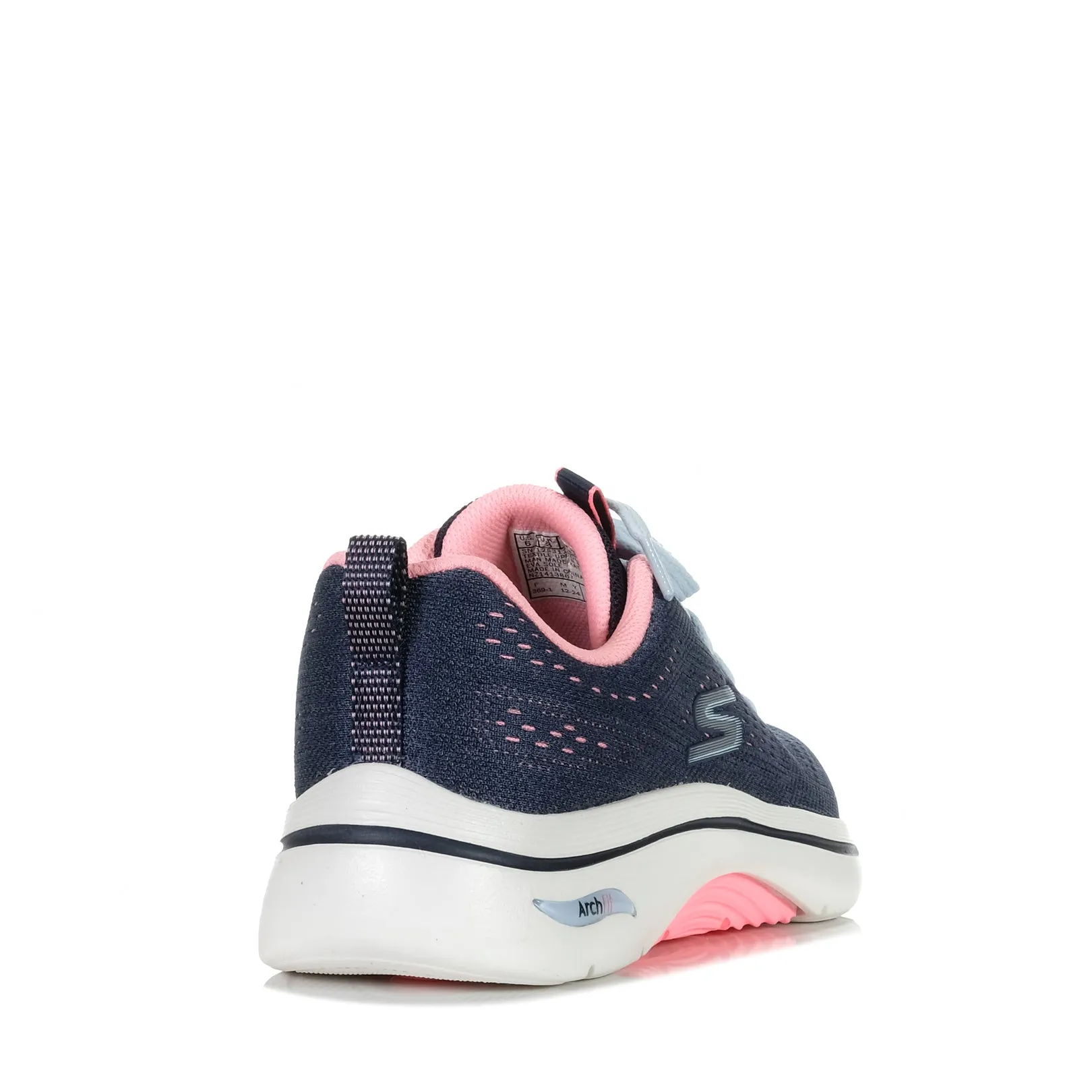 Skechers GOwalk Arch Fit 2.0 - Coucher de soleil éclatant 125311 Marine/Rose vif