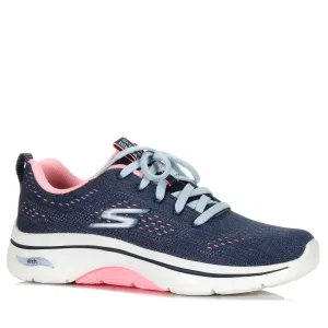 Skechers GOwalk Arch Fit 2.0 - Coucher de soleil éclatant 125311 Marine/Rose vif