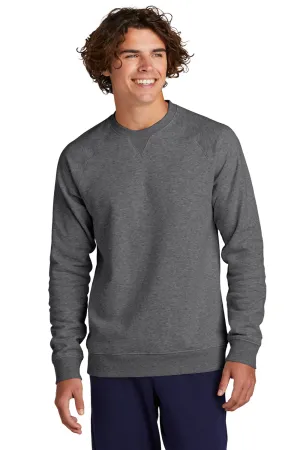 Sport-Tek Sweat-shirt à col rond en polaire pour homme Drive - Gris graphite chiné