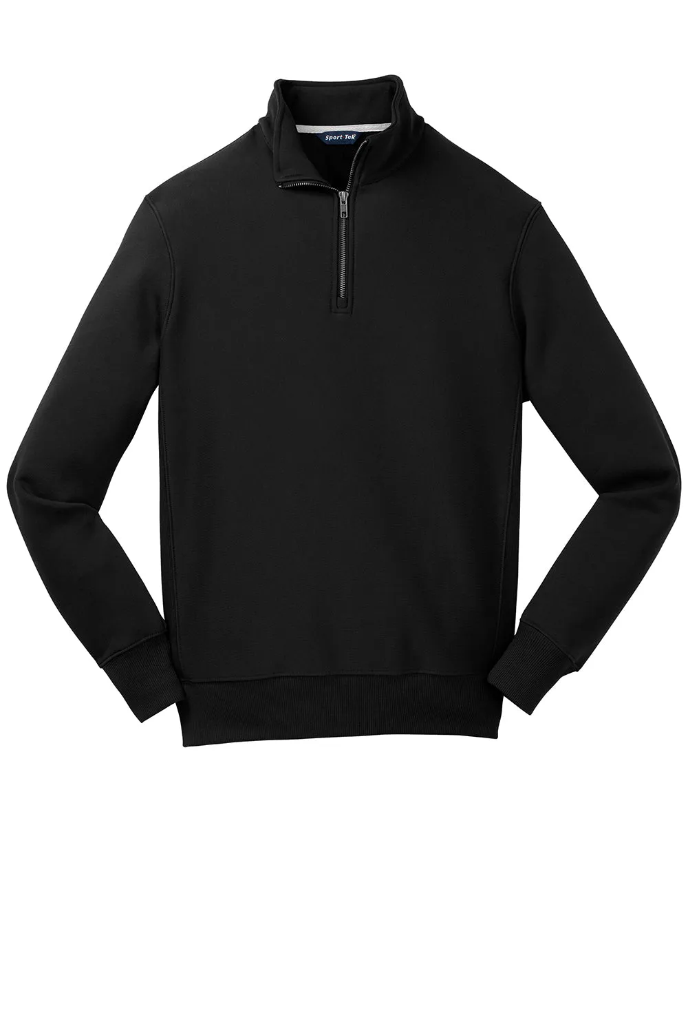 Sport-Tek Pull en polaire pour homme à zip 1/4 - Noir
