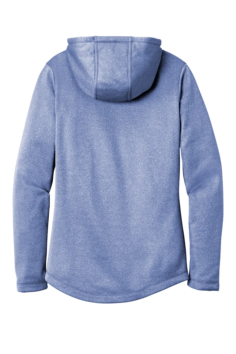 Sport-Tek Sweat à capuche pour femme en polaire respirante Heather Sport-Wick avec poche kangourou - Bleu royal heather