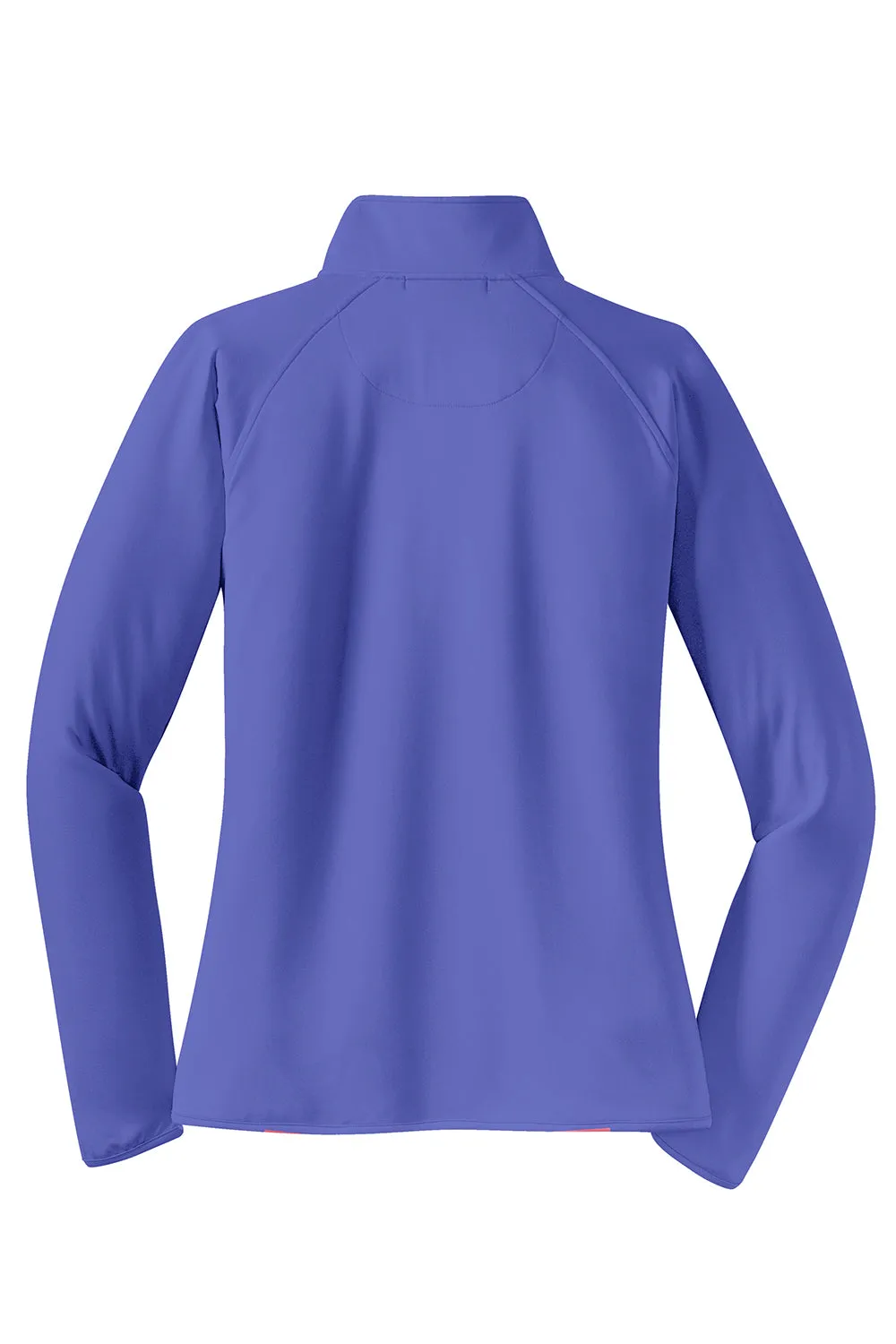 Sport-Tek Sweat-shirt Sport-Wick Femme à effet 1/4 Zip avec poche kangourou - Iris Violet
