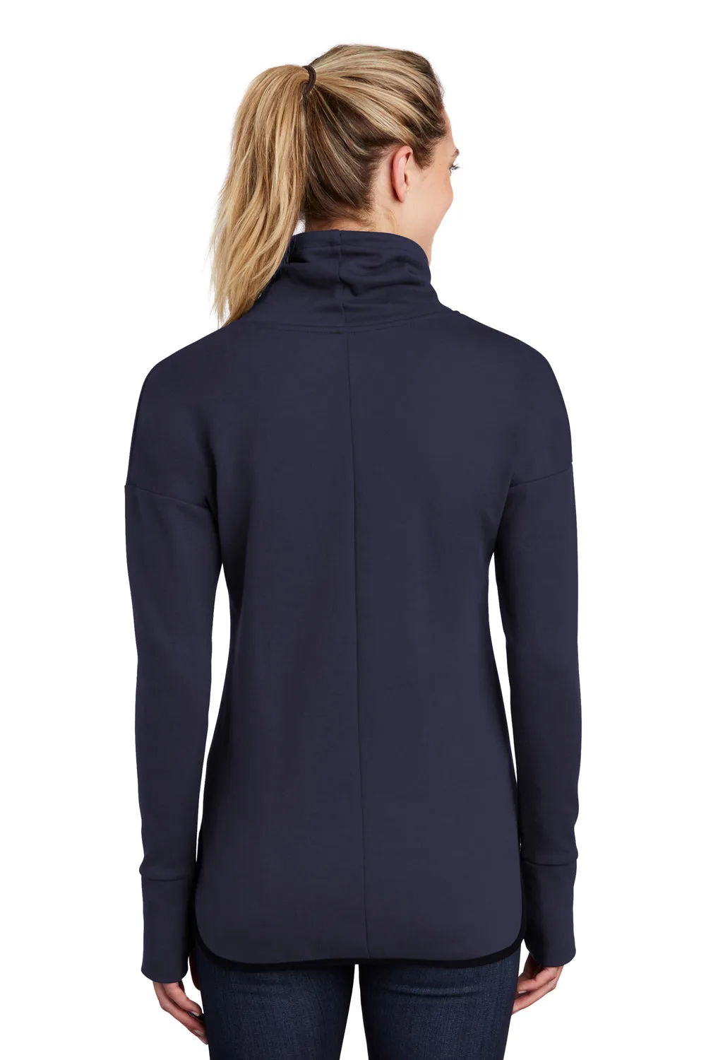 Sport-Tek Femmes Triumph Sweat à capuche en polaire avec poche - Bleu marine - Liquidation