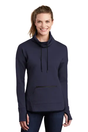 Sport-Tek Femmes Triumph Sweat à capuche en polaire avec poche - Bleu marine - Liquidation
