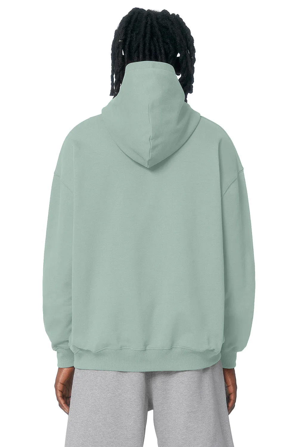 Stanley/Stella Sweat à capuche Cooper Dry pour homme avec poche kangourou - Vert aloès