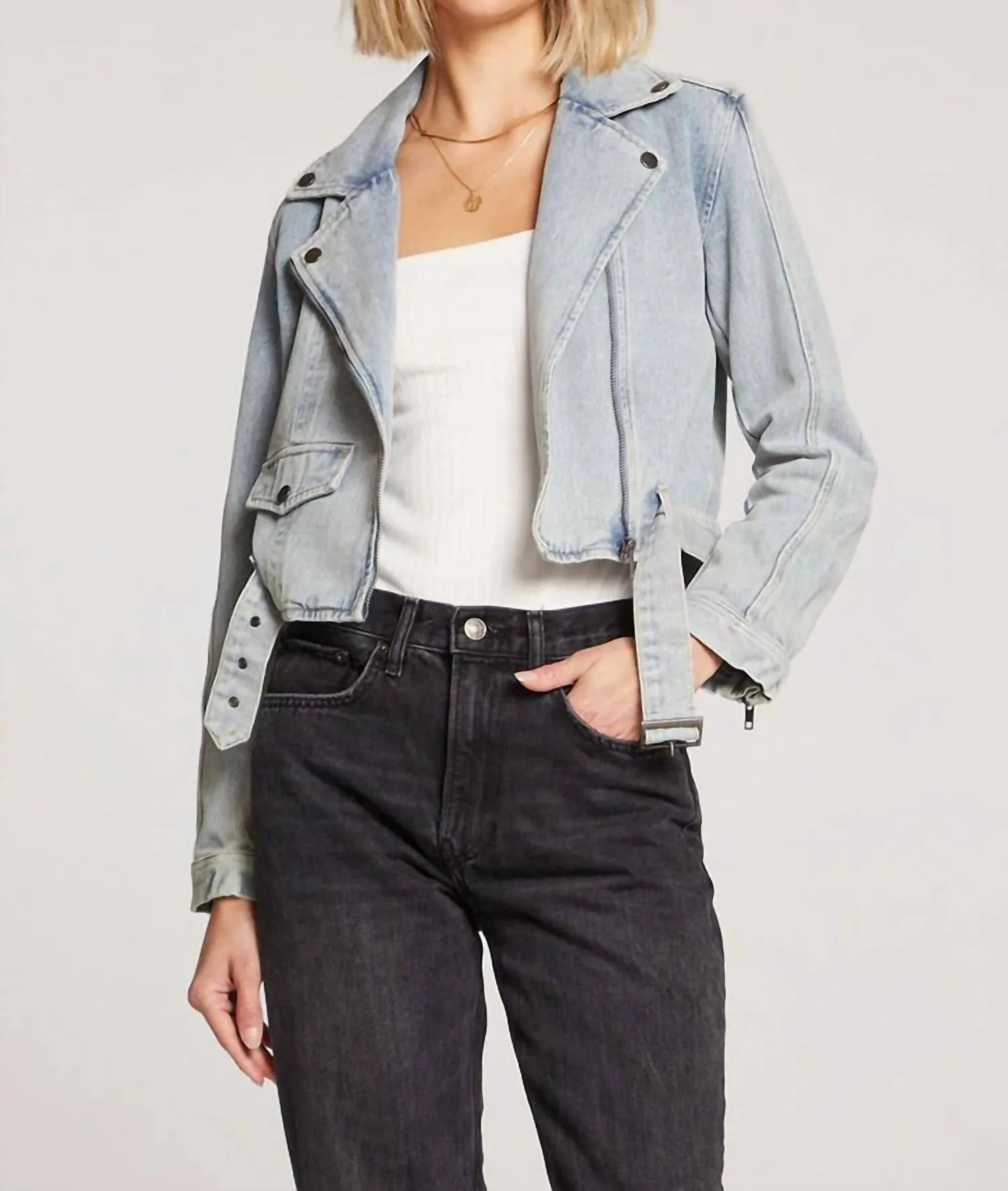 Veste Stella en jean stonewash
