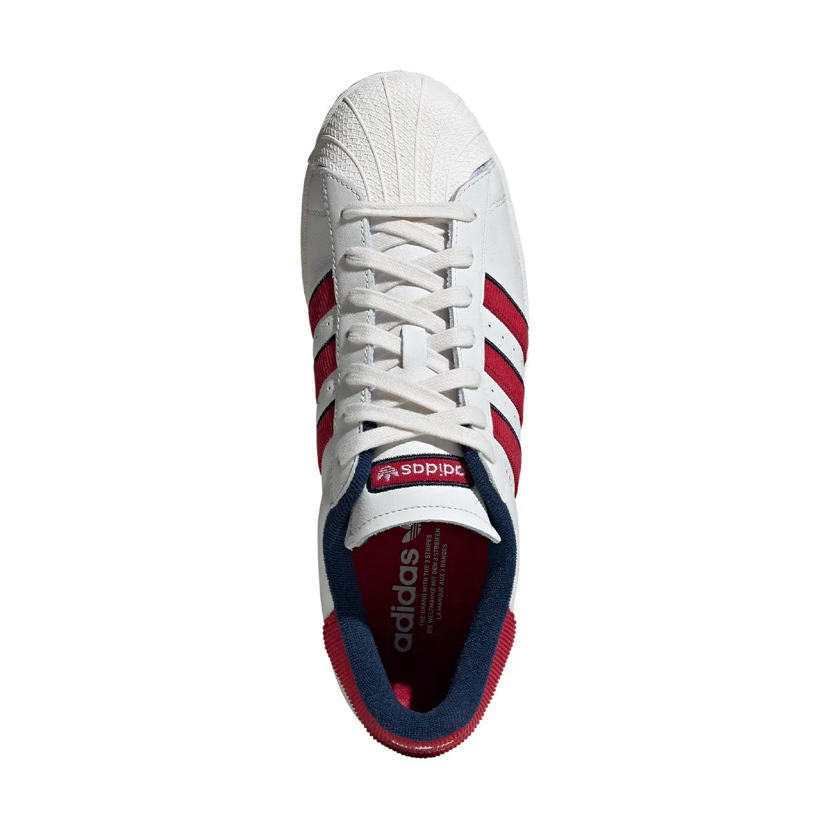 Superstar 'Victoire de l'Équipe Blanche Nuit Rouge Indigo'