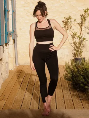 Collants en tulle Surya TENCEL™ et recyclé | Noir