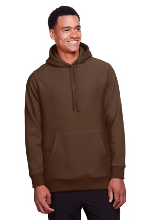 Team 365 Sweat à capuche résistant à l'eau pour hommes Zone HydroSport avec poche kangourou - Marron foncé