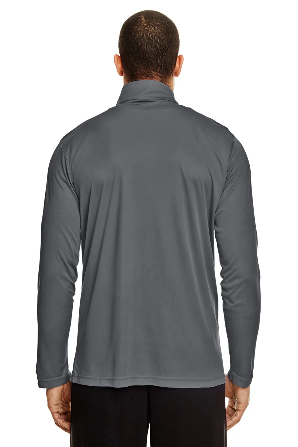 Sweat-shirt Performance 1/4 Zip Homme Team 365 - Zone d'évacuation de l'humidité - Gris Graphite