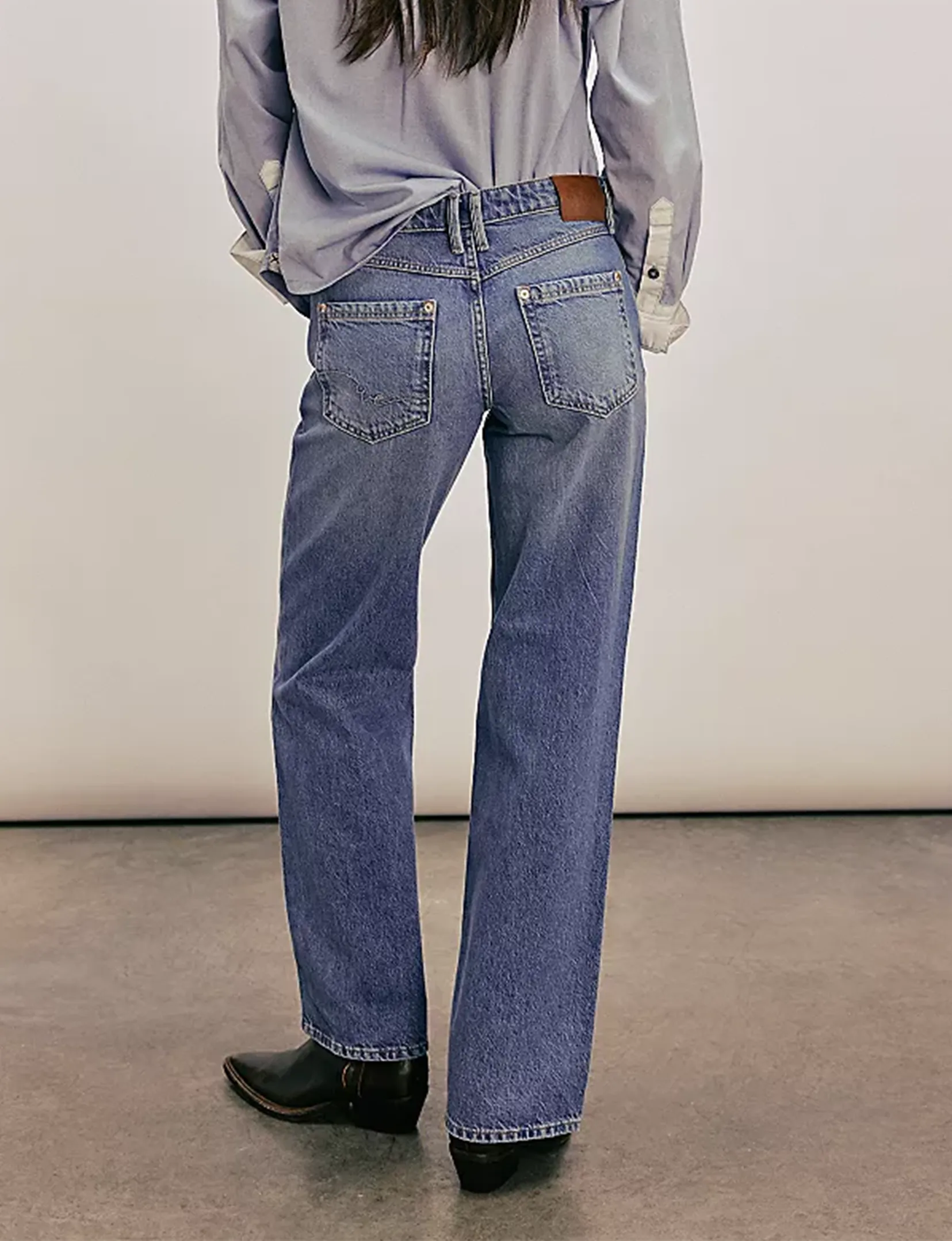 Jeans Boyfriend à Taille Basse Tennessee, Vêtements Romance Cowboy_free-people