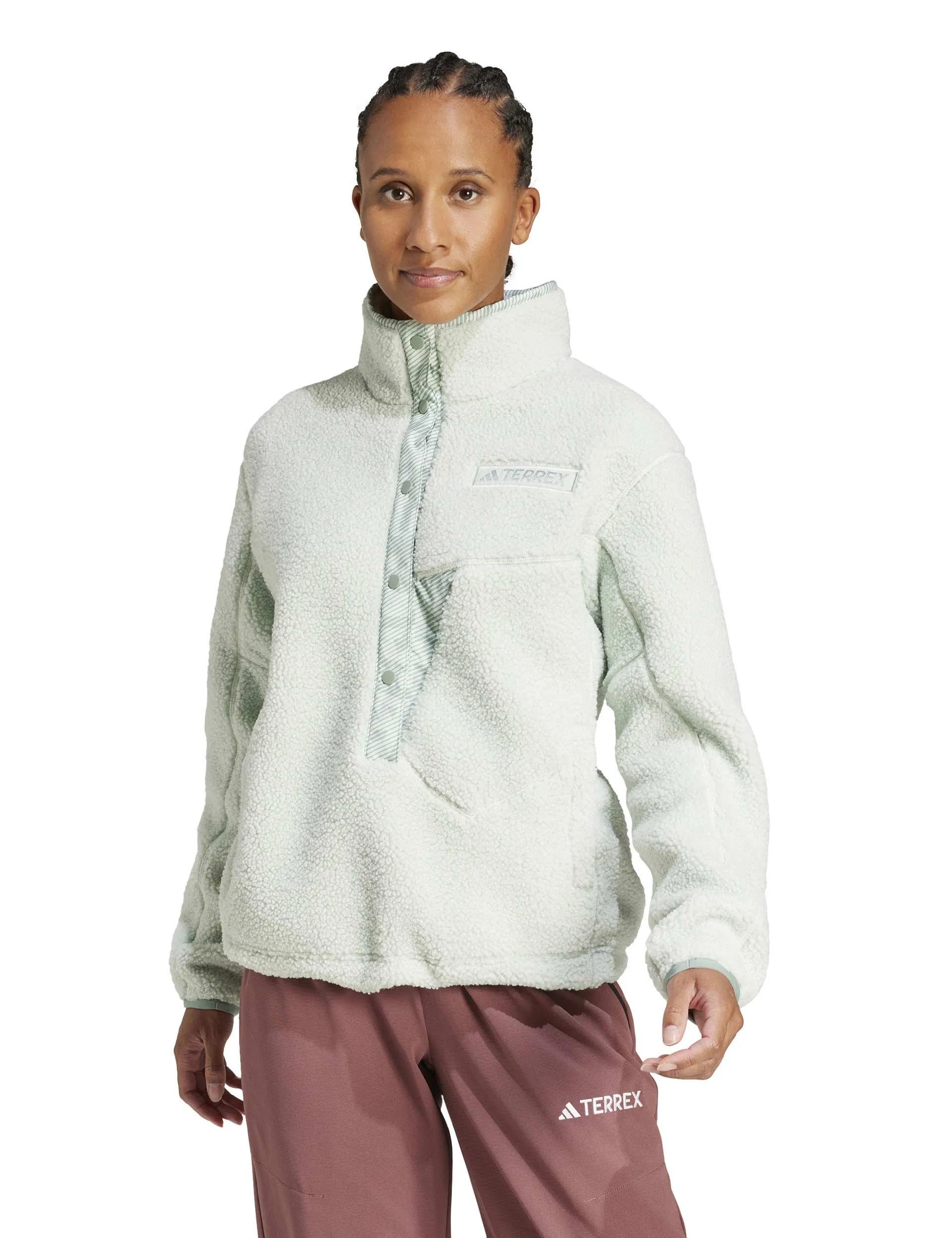 Terrex Xploric Pull-over en polaire à haute densité - Vert lin