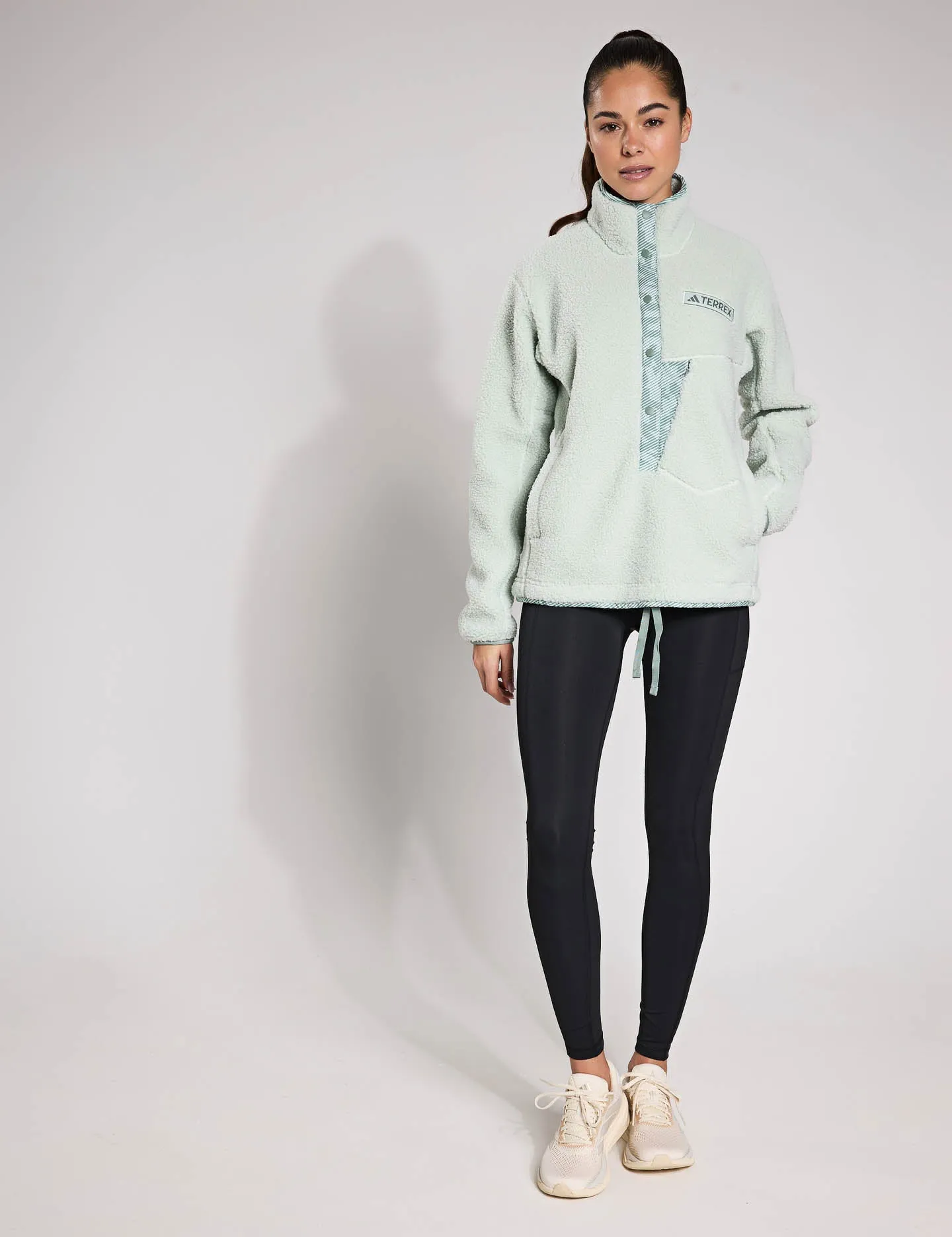 Terrex Xploric Pull-over en polaire à haute densité - Vert lin