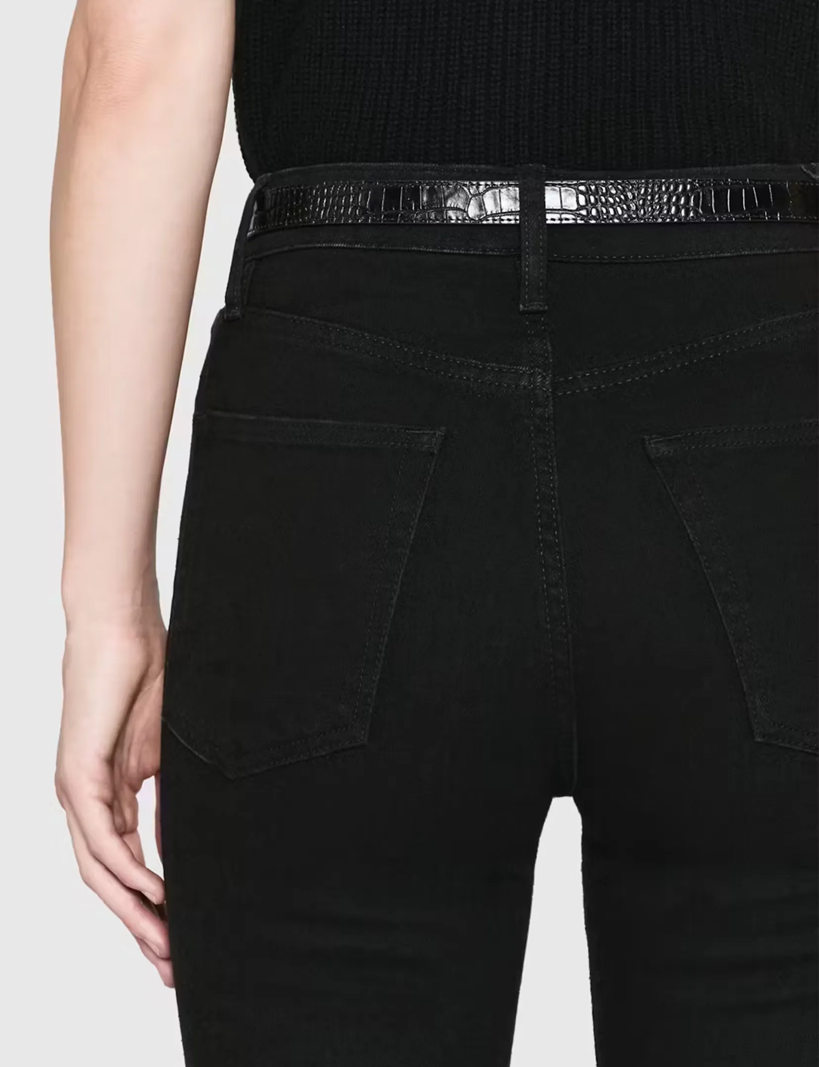 Le Pantalon Bootcut Haut Arrow, Cadre de Vêtement Smokescreen