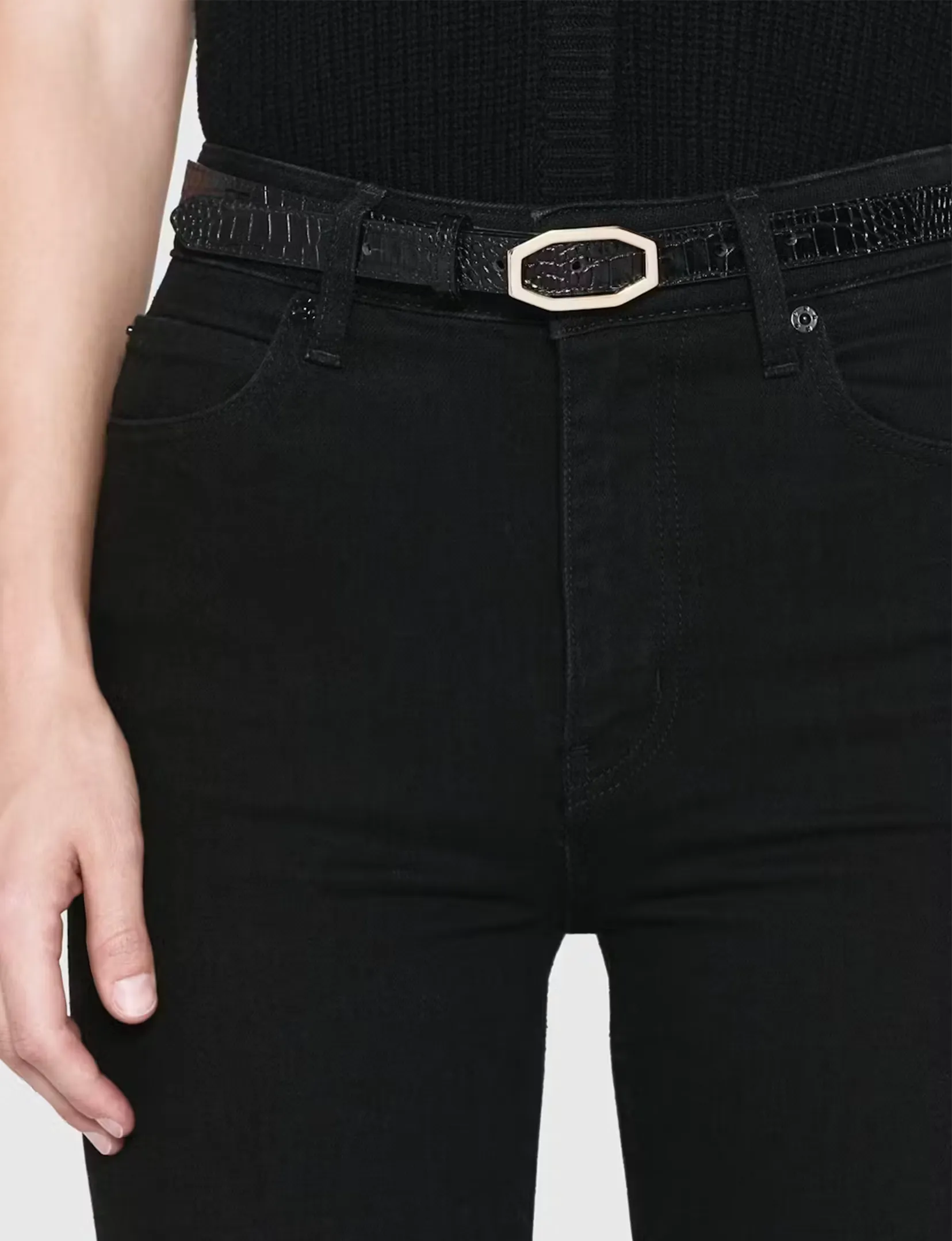 Le Pantalon Bootcut Haut Arrow, Cadre de Vêtement Smokescreen