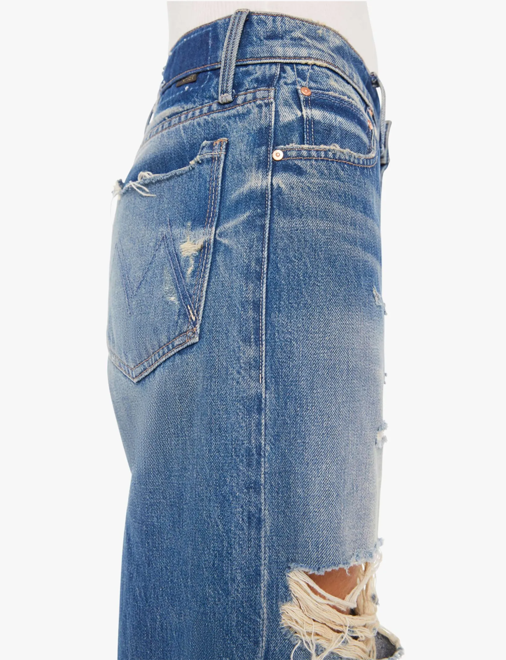Le Pantalon à Talon Spinner Basique, BDE Clothing_mother-denim