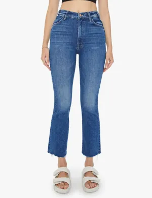 Le Hustler Ankle Fray, S'accrocher aux pailles Vêtements_mother-denim