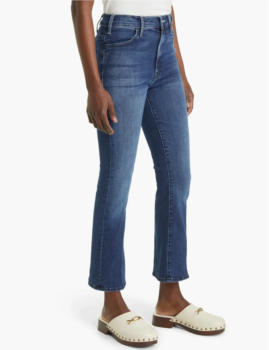 The Hustler High Rise Cheville, Vêtements Héritage mother-denim