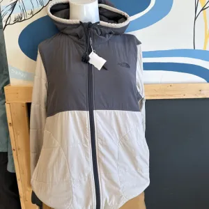 The North Face Veste à capuche pour femmes The North Face : Gris, Blanc -femmes-SM