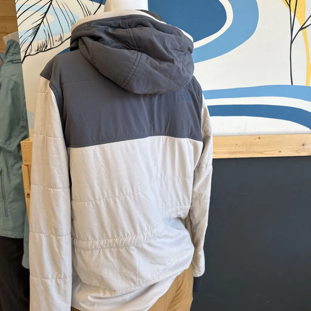 The North Face Veste à capuche pour femmes The North Face : Gris, Blanc -femmes-SM