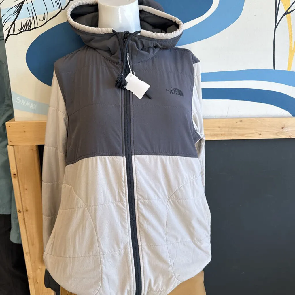 The North Face Veste à capuche pour femmes The North Face : Gris, Blanc -femmes-SM