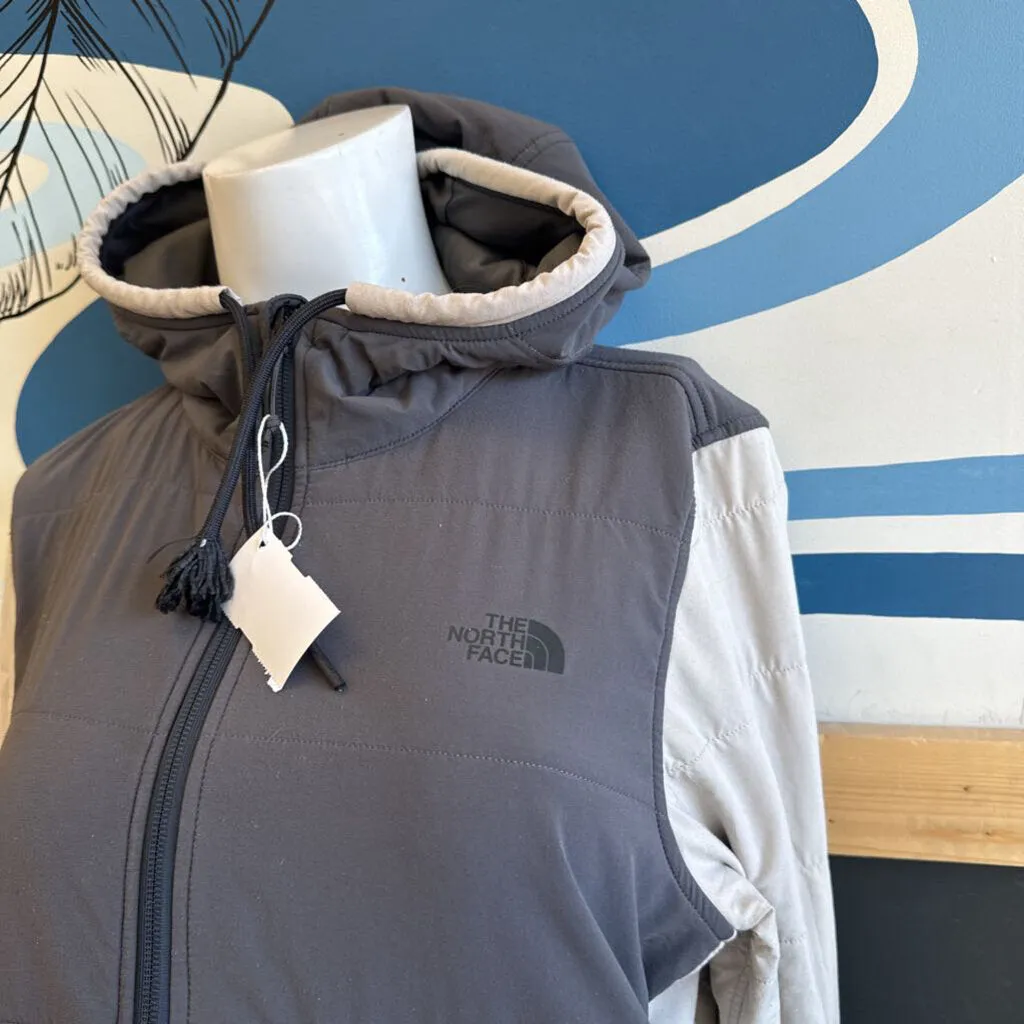 The North Face Veste à capuche pour femmes The North Face : Gris, Blanc -femmes-SM