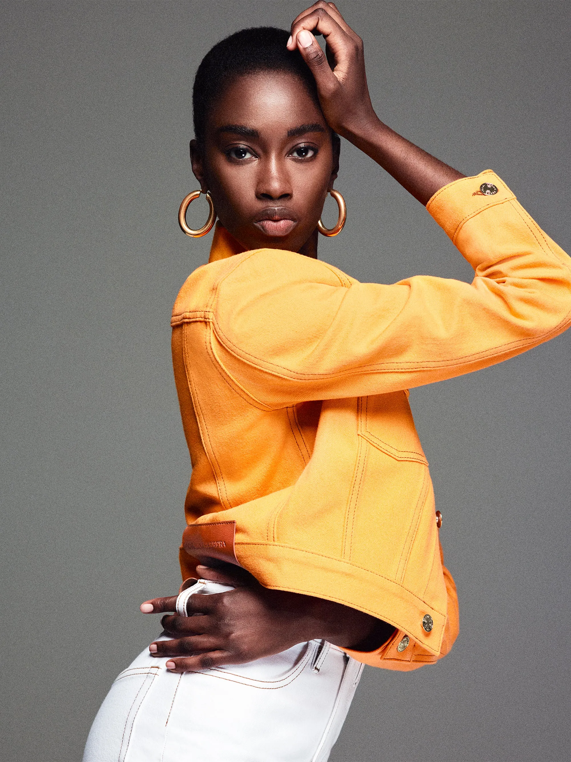 La Veste en Jean Sur Mesure -- Jaune Souci
