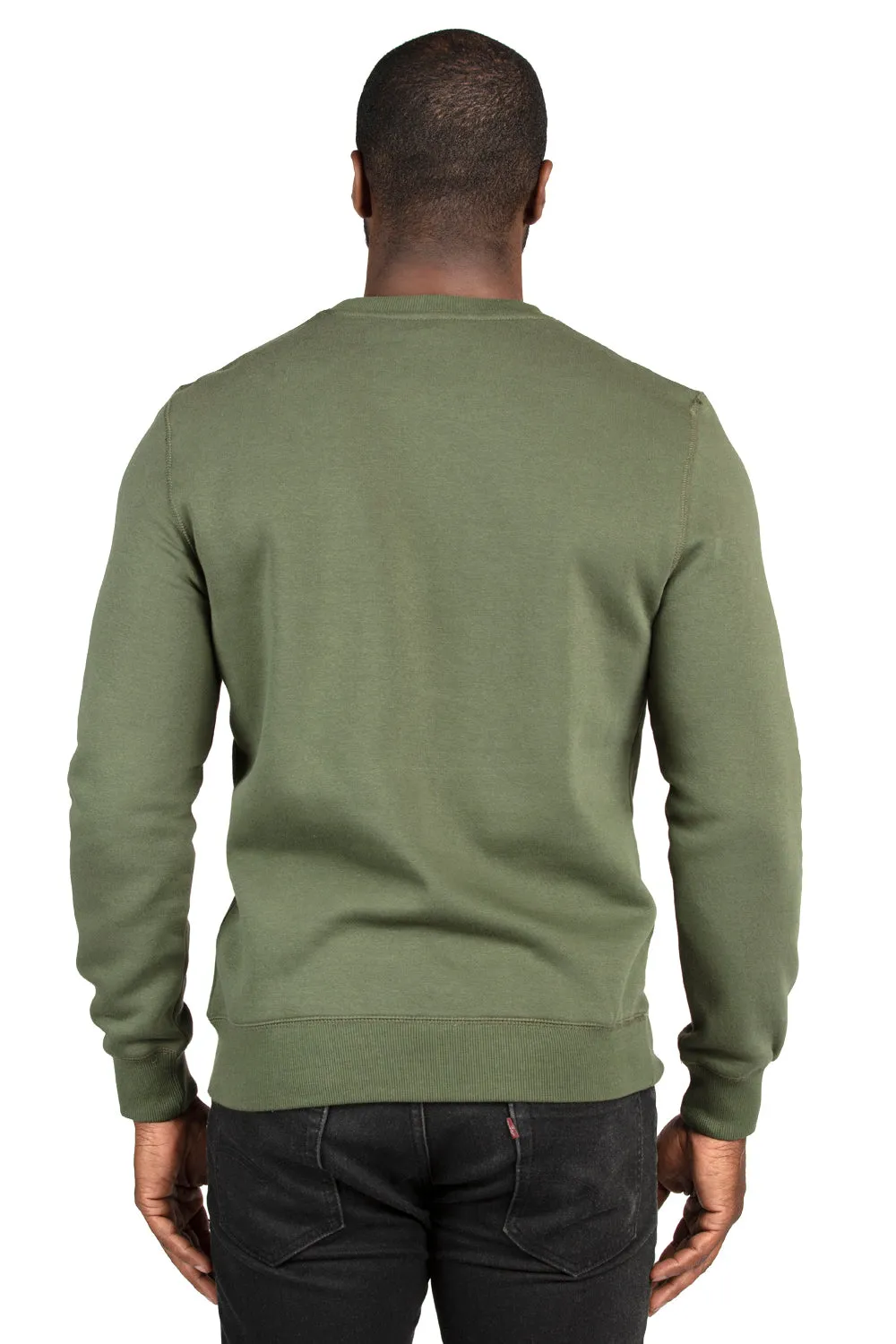 Threadfast Apparel Pull molletonné ultime pour hommes - Vert armée