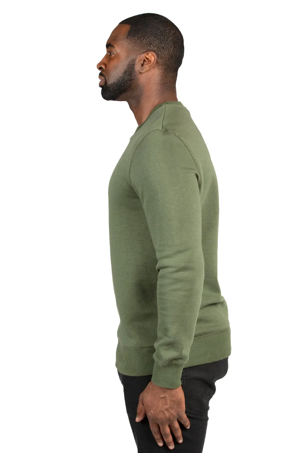 Threadfast Apparel Pull molletonné ultime pour hommes - Vert armée