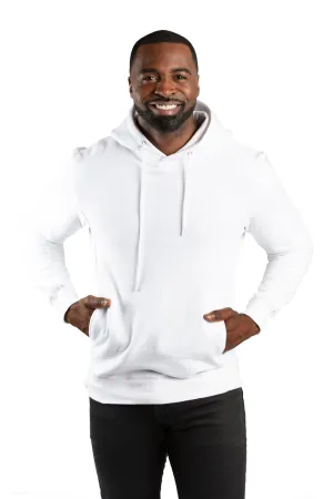 Threadfast Apparel Sweat à capuche ultime pour hommes avec poches - Blanc