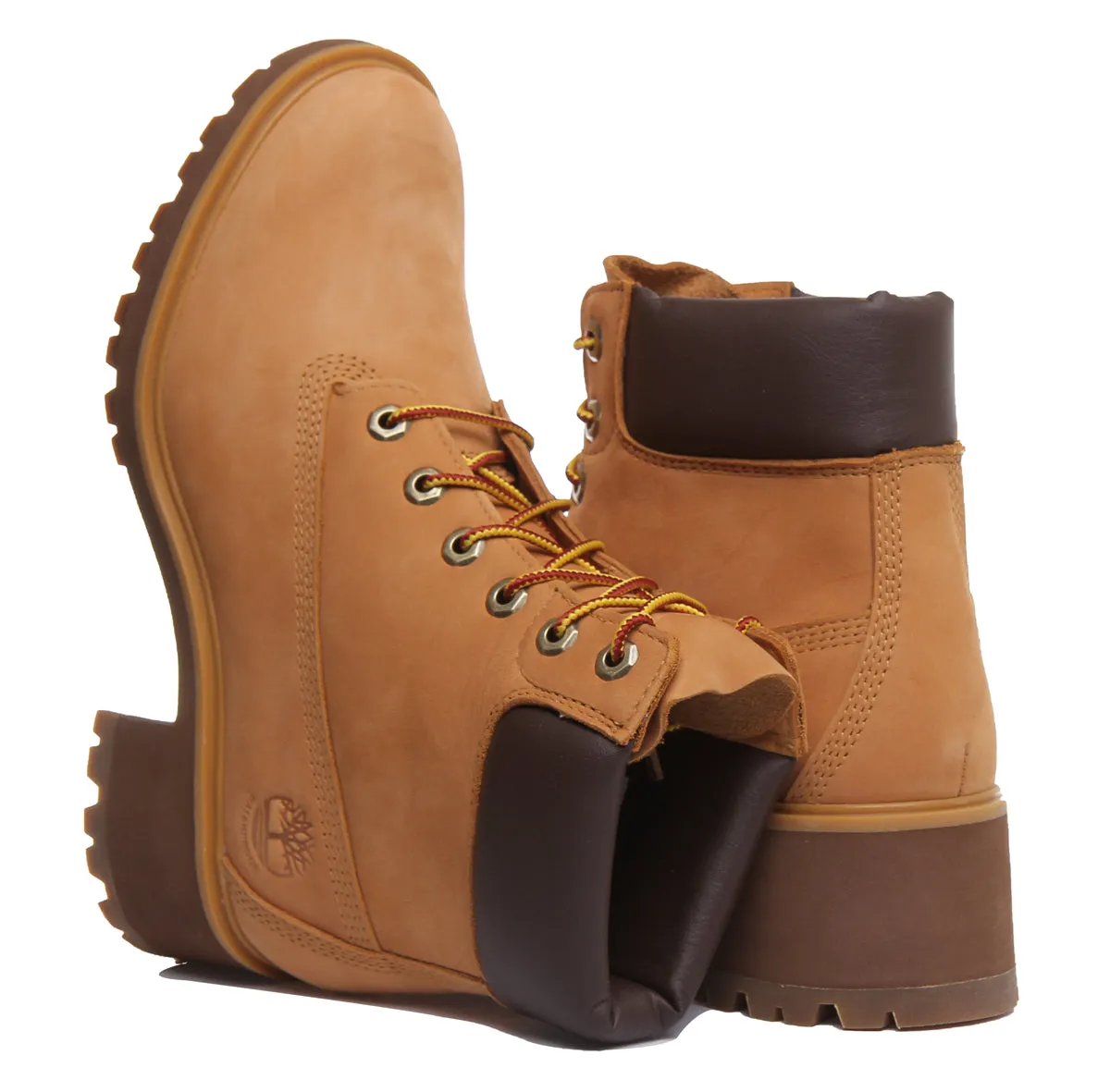 Bottes à talons Timberland A25Bs Kinsley en couleur blé pour femmes