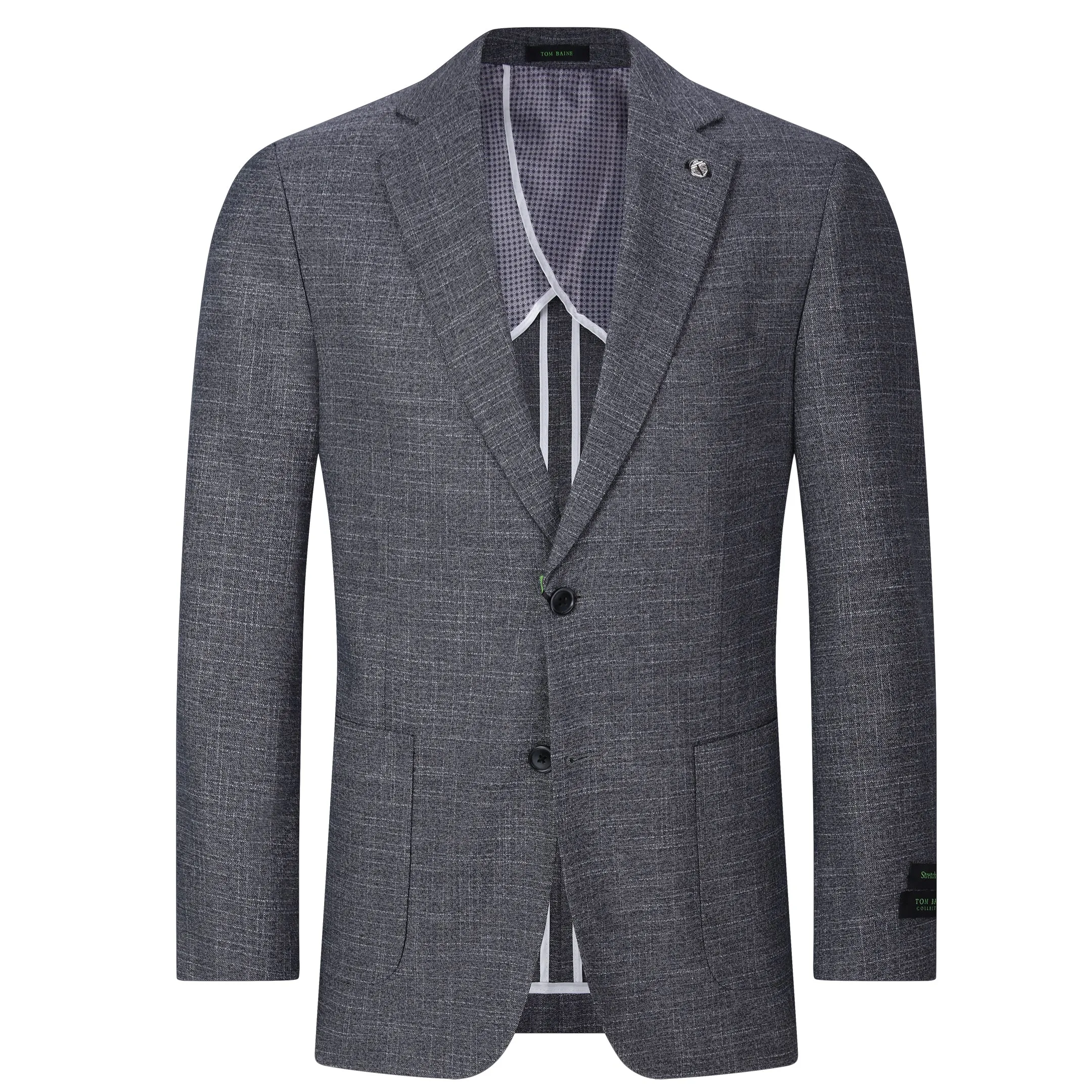 Veste de sport solide extensible pour hommes Tom Baine