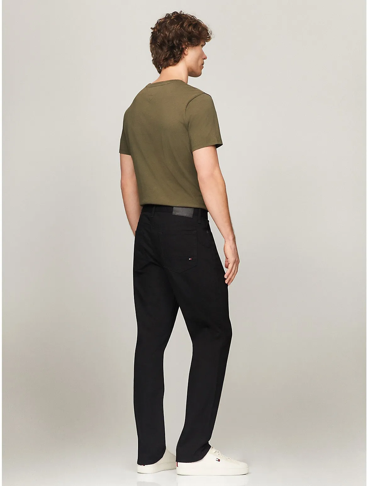 Jean droit noir pour homme Tommy Hilfiger