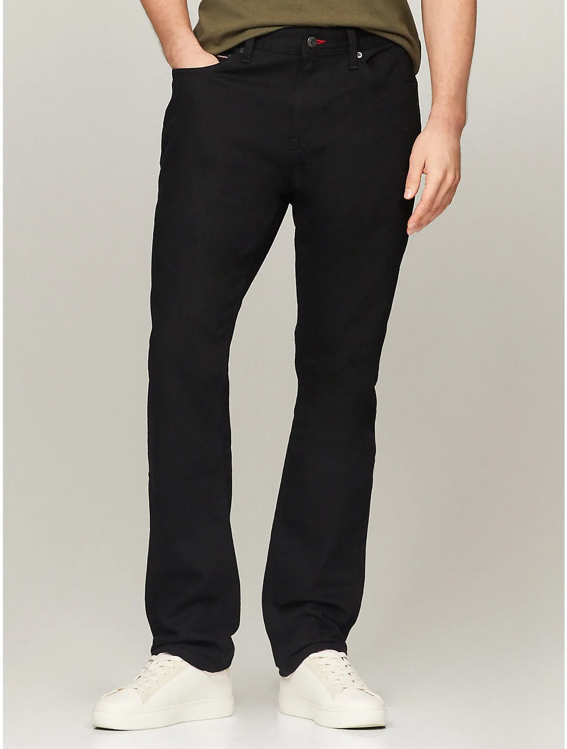 Jean droit noir pour homme Tommy Hilfiger