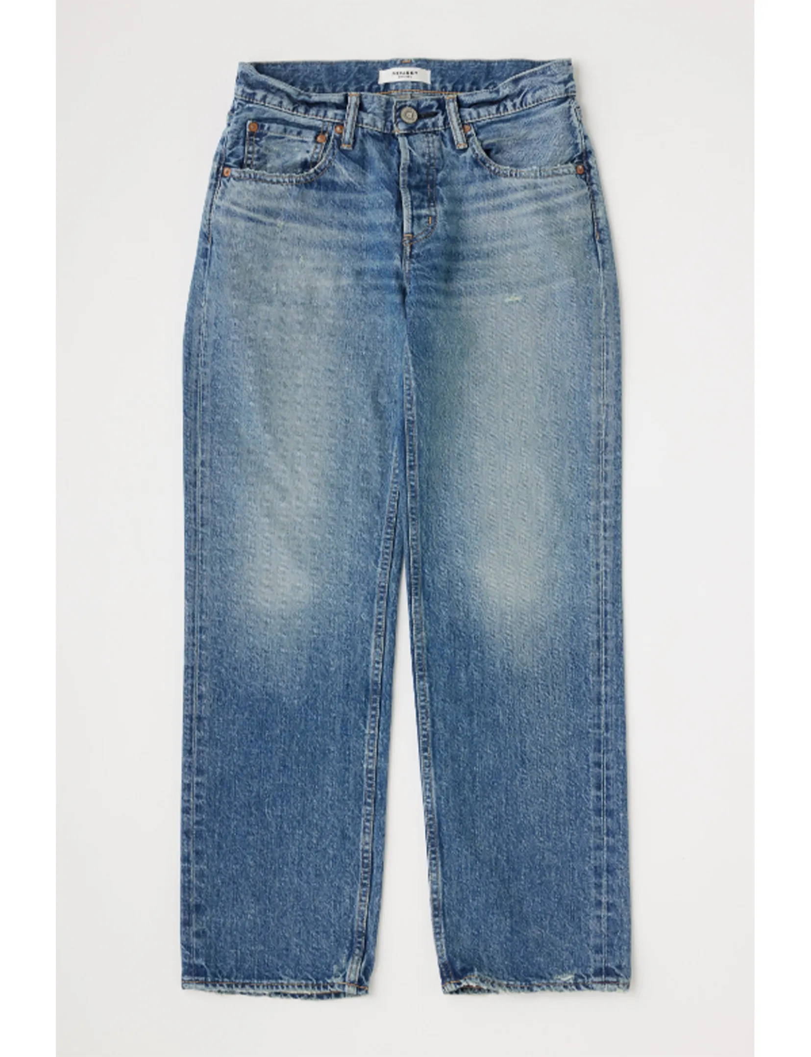 Trigg Pantalon droit basique, Bleu Vêtements_moussy