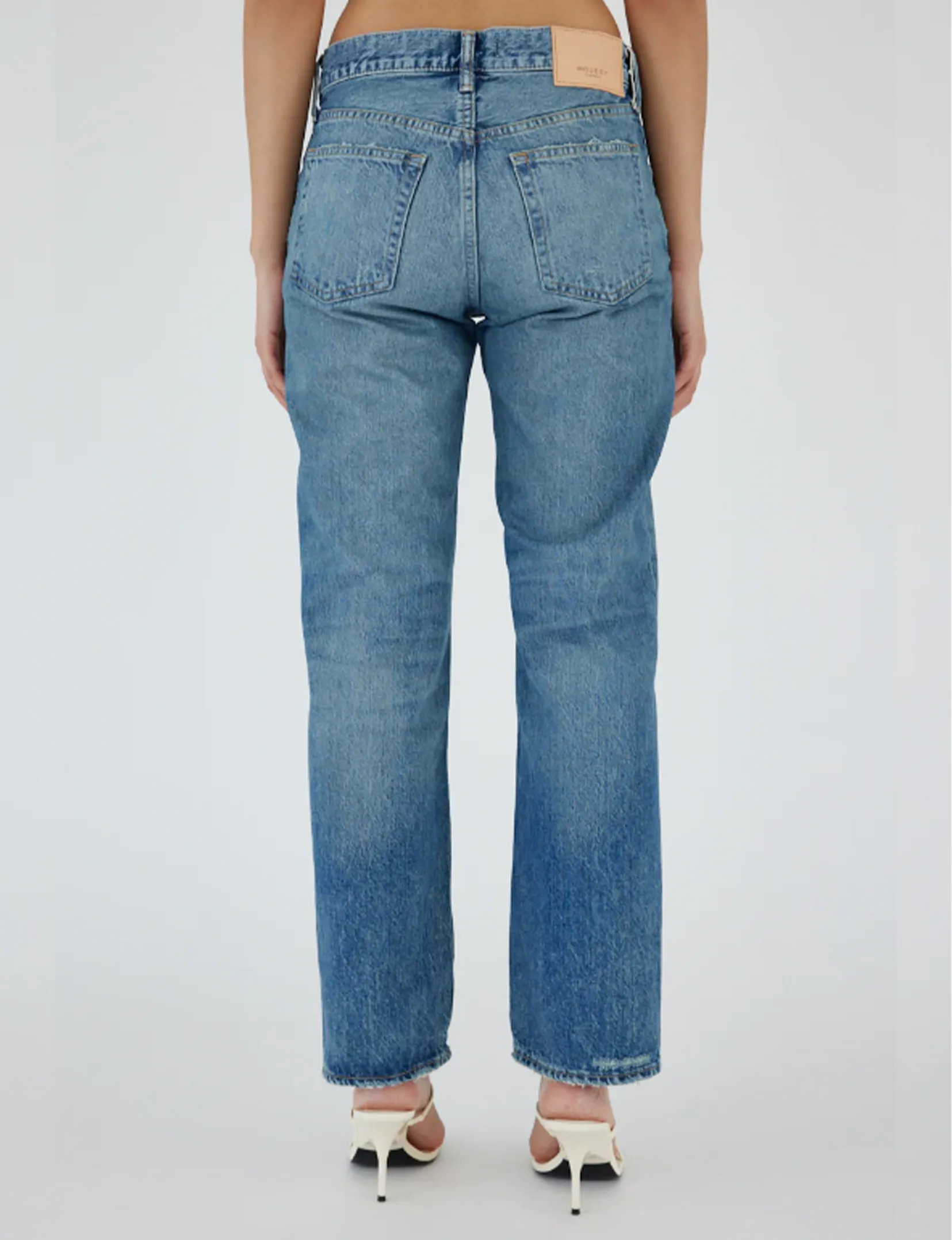 Trigg Pantalon droit basique, Bleu Vêtements_moussy