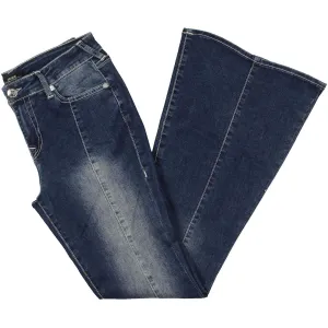 True Religion Women's Charlie Jeans Délavées à Pattes Évasées