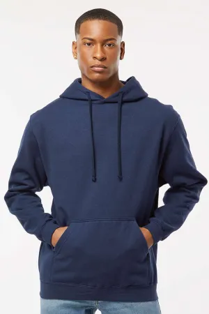 Tultex Sweat à capuche pour homme avec poche kangourou - Bleu marine