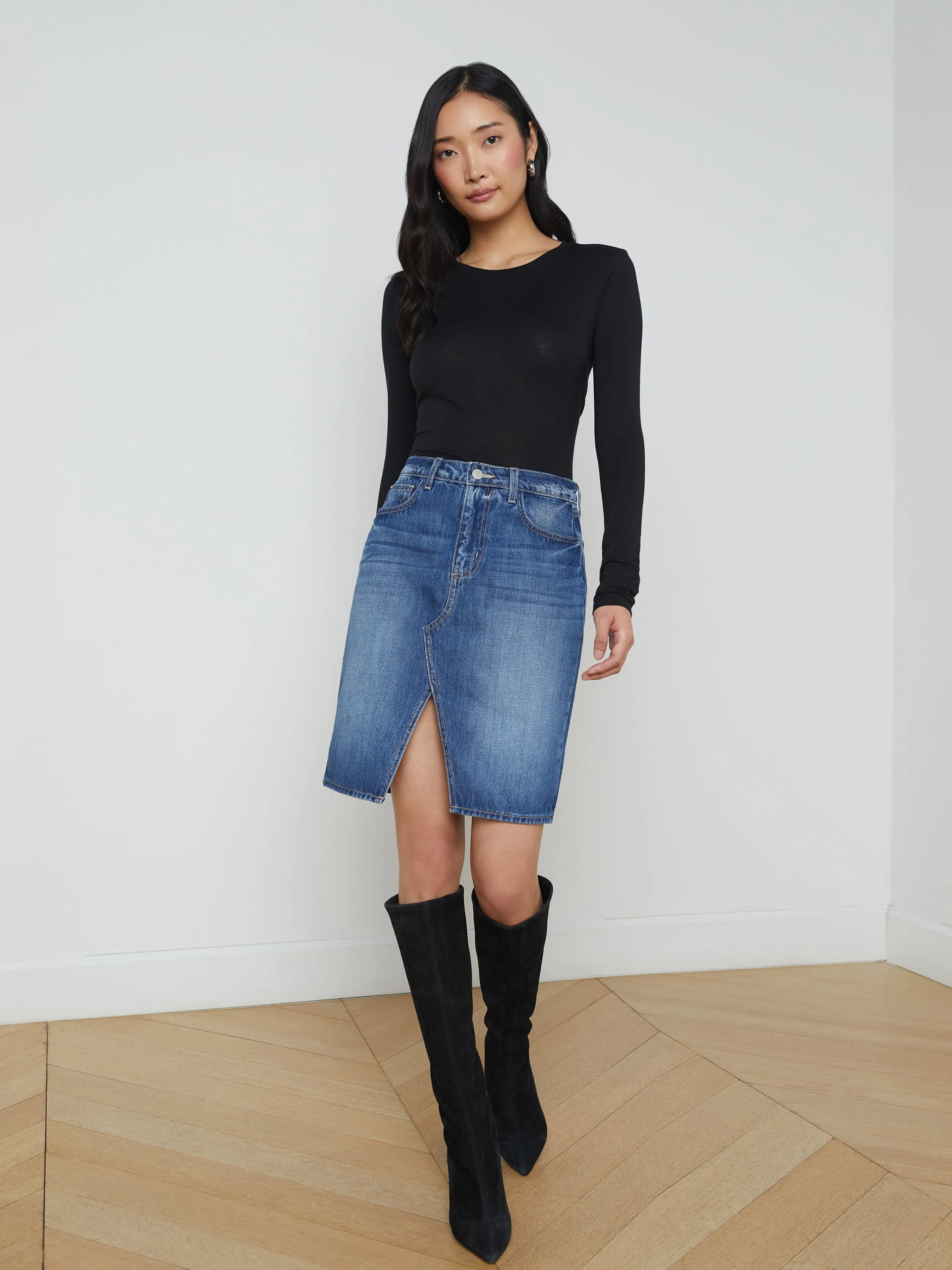 Jupe en denim Tylee
