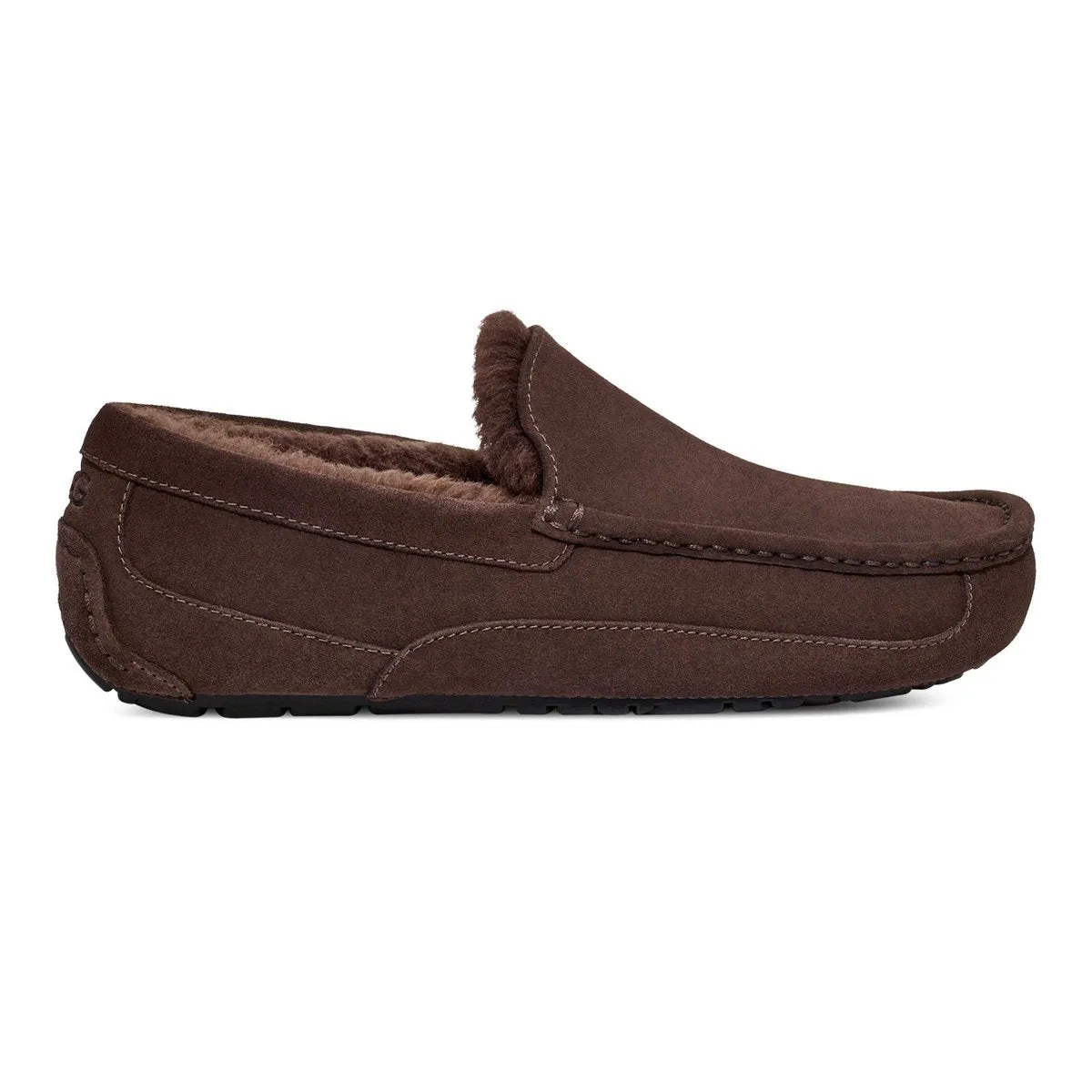 UGG Chaussures pour Homme Ascot en Suédé Poussiéreux Cacao