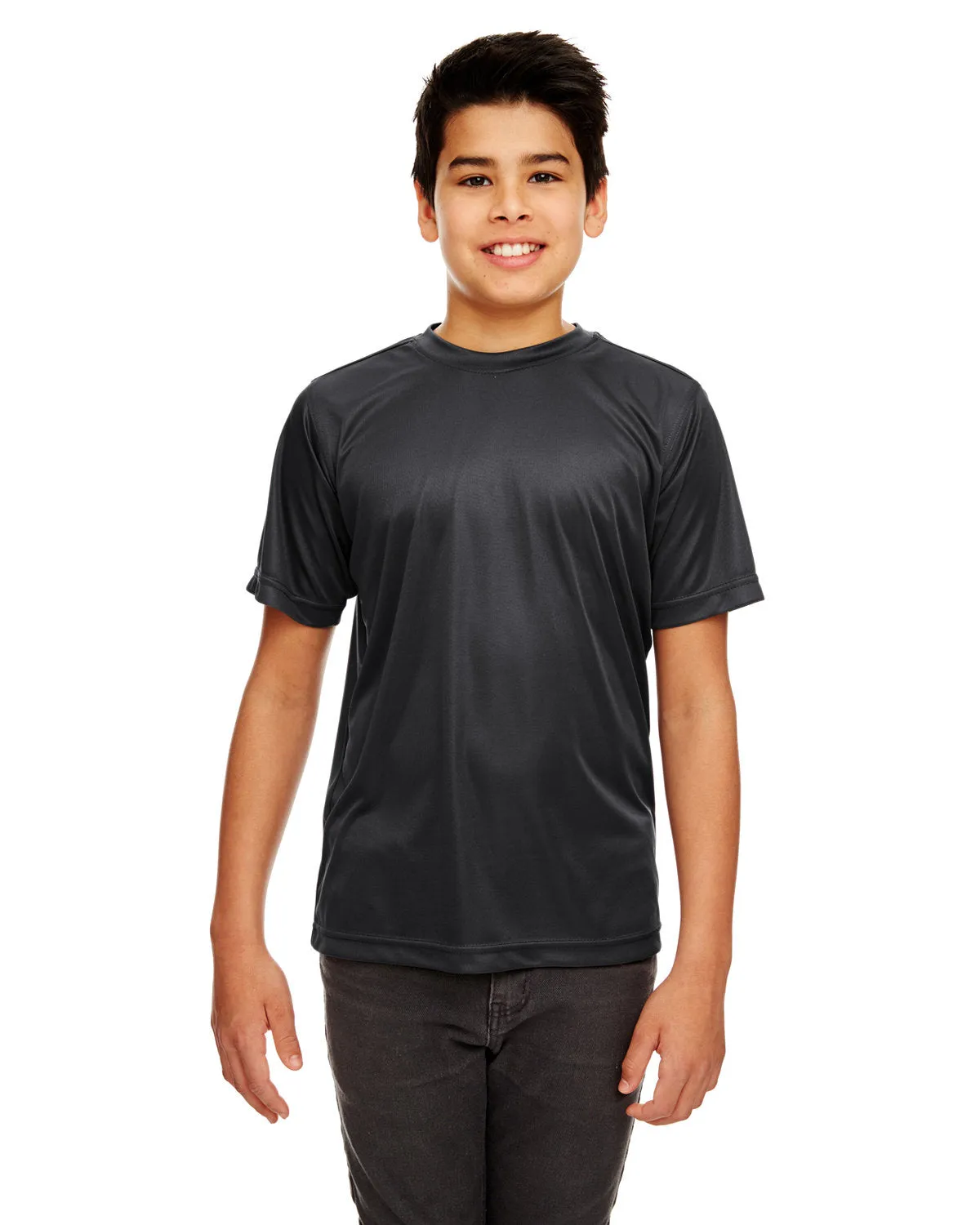 UltraClub 8420Y T-shirt sportif interlock frais et sec pour jeunes