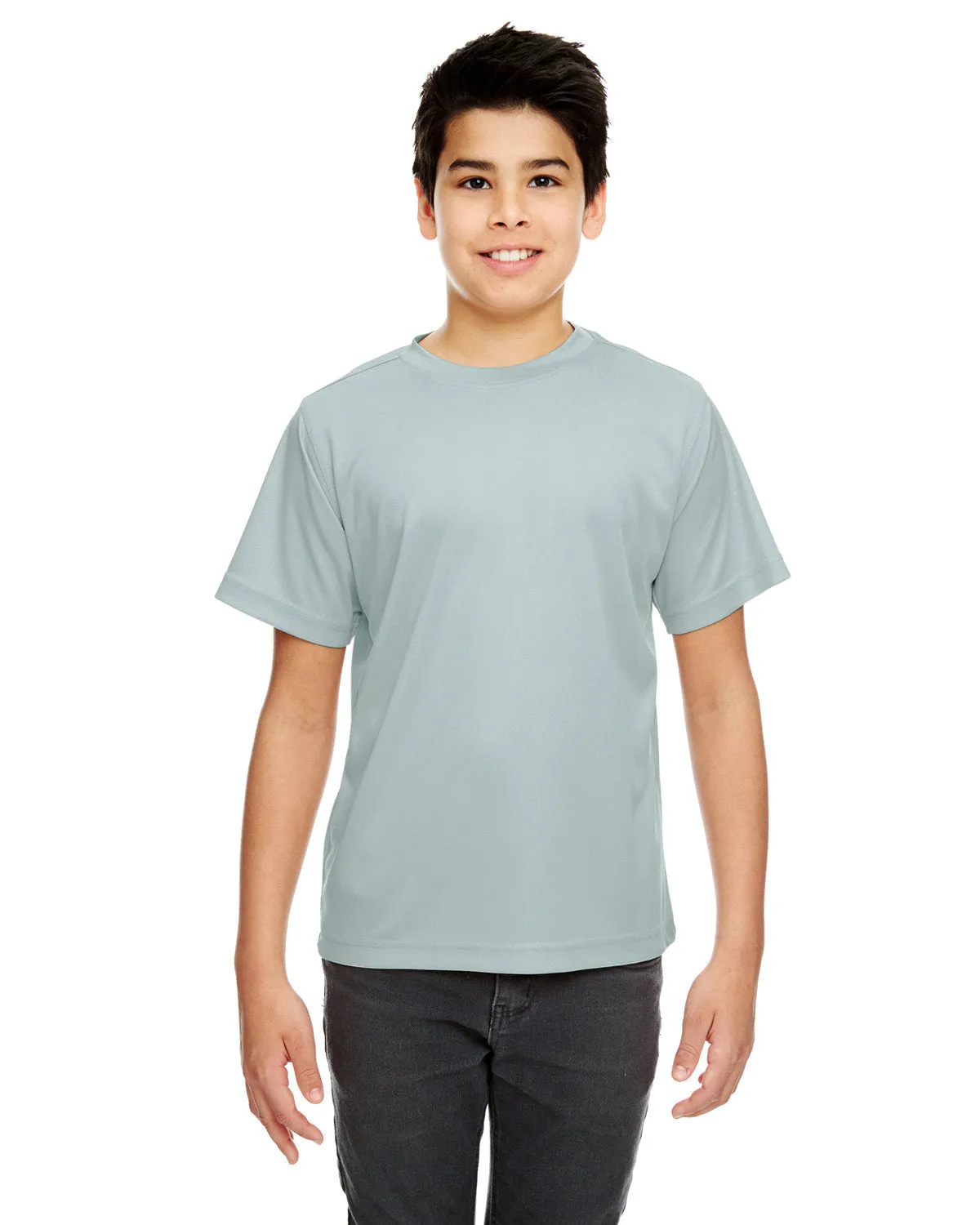 UltraClub 8420Y T-shirt sportif interlock frais et sec pour jeunes