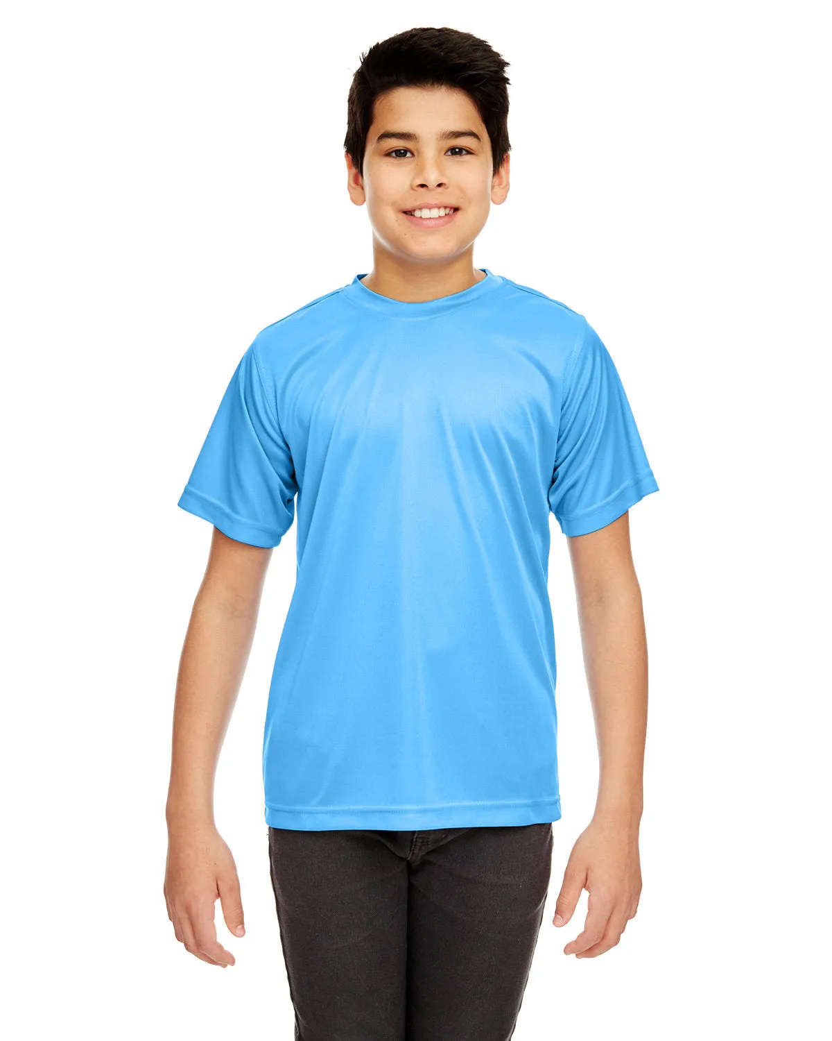 UltraClub 8420Y T-shirt sportif interlock frais et sec pour jeunes