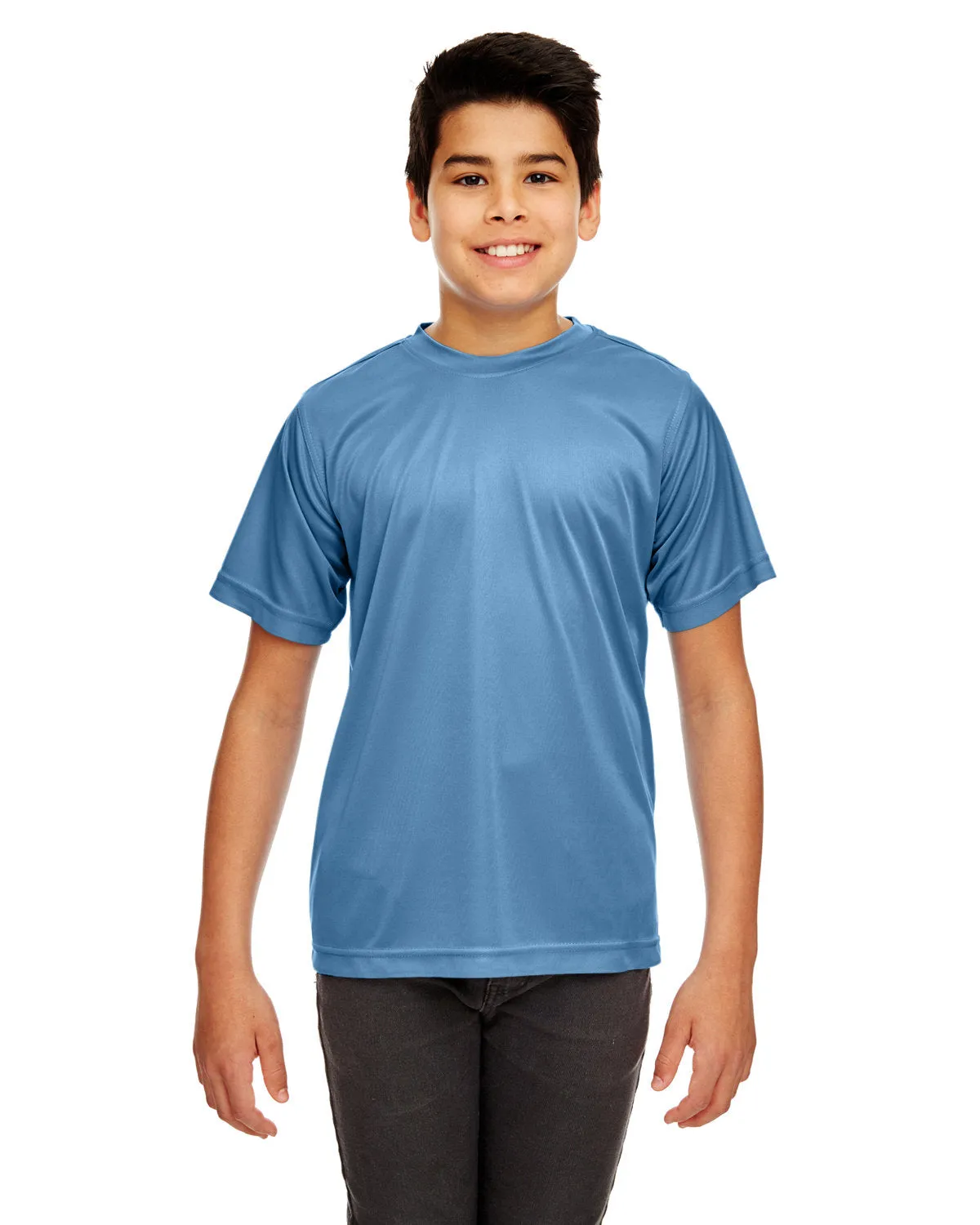 UltraClub 8420Y T-shirt sportif interlock frais et sec pour jeunes